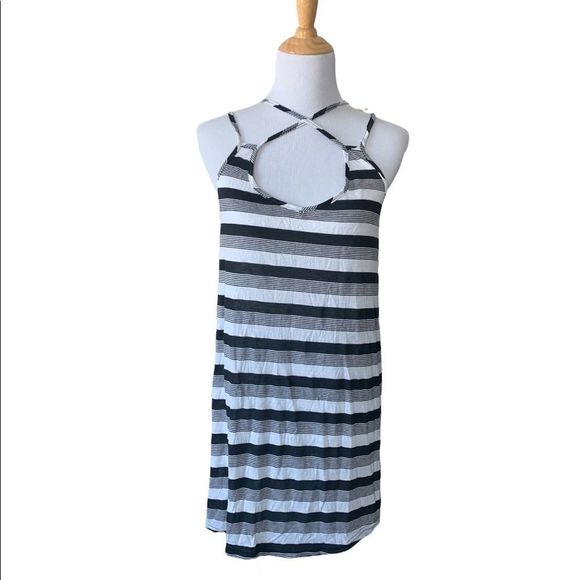 Guilty | Black & White Striped Strappy Tank Top - Picture 1 of 4